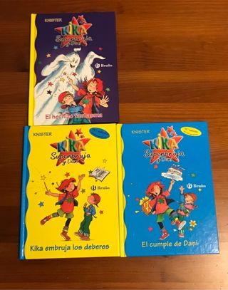 Colección de 3 libros de kika superbruja y Dani 