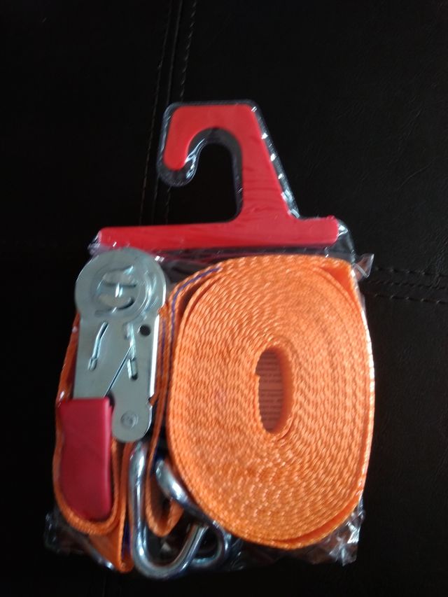 Cincha poliéster con ganchos