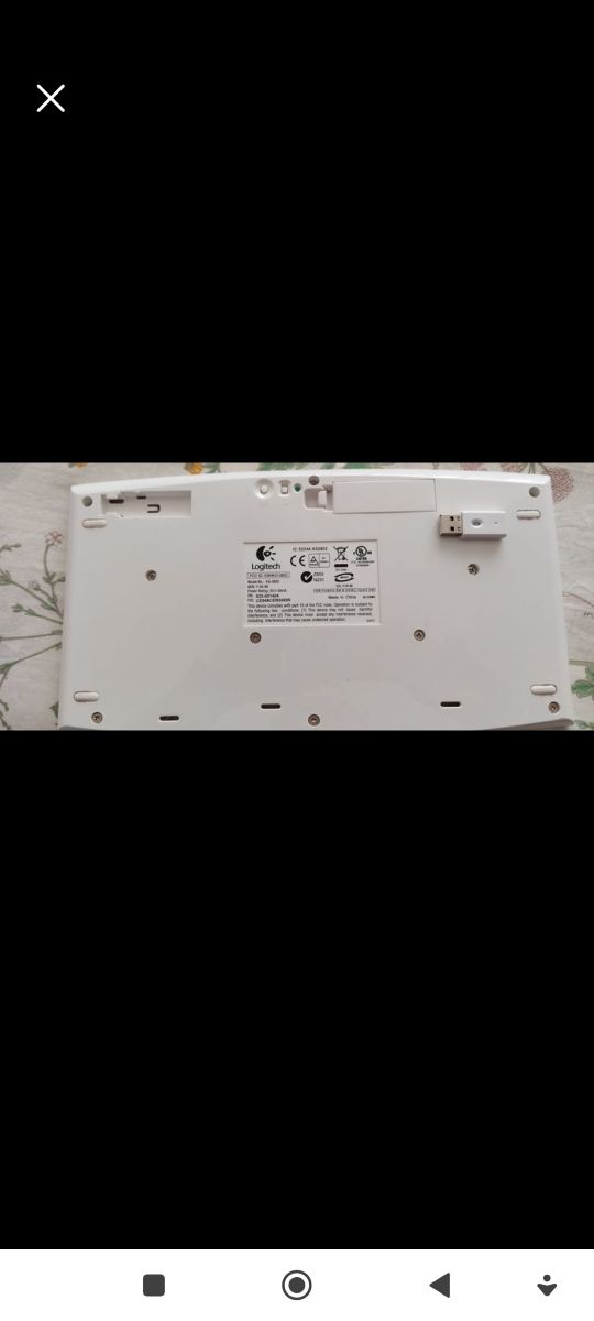 Tastiera wi fi logitech mod.KG 0802