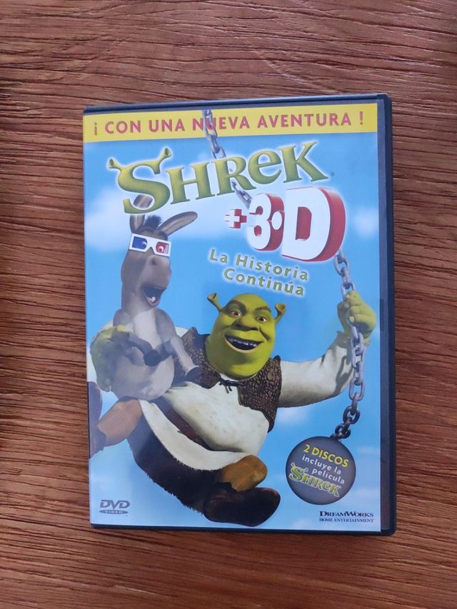 DVD Shrek y buscando a Nemo