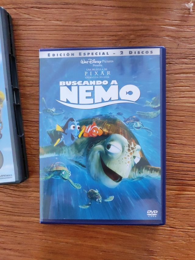 DVD Shrek y buscando a Nemo