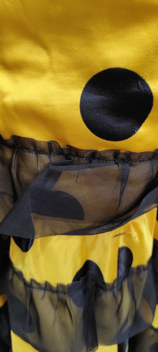 Gonna flamenco fatta a mano taglia L