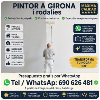 ✨Pintor de confianza en Girona i rodalies,