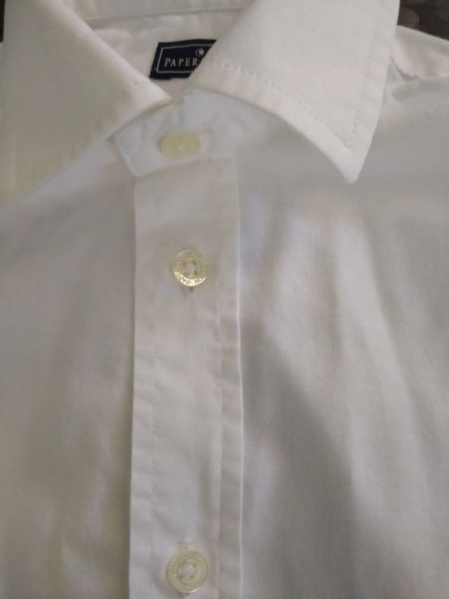 camicia bianca bimbo 2 anni Papermoon