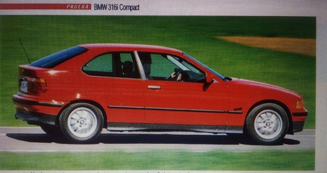 Pruebas BMW E36 Compact de revistas