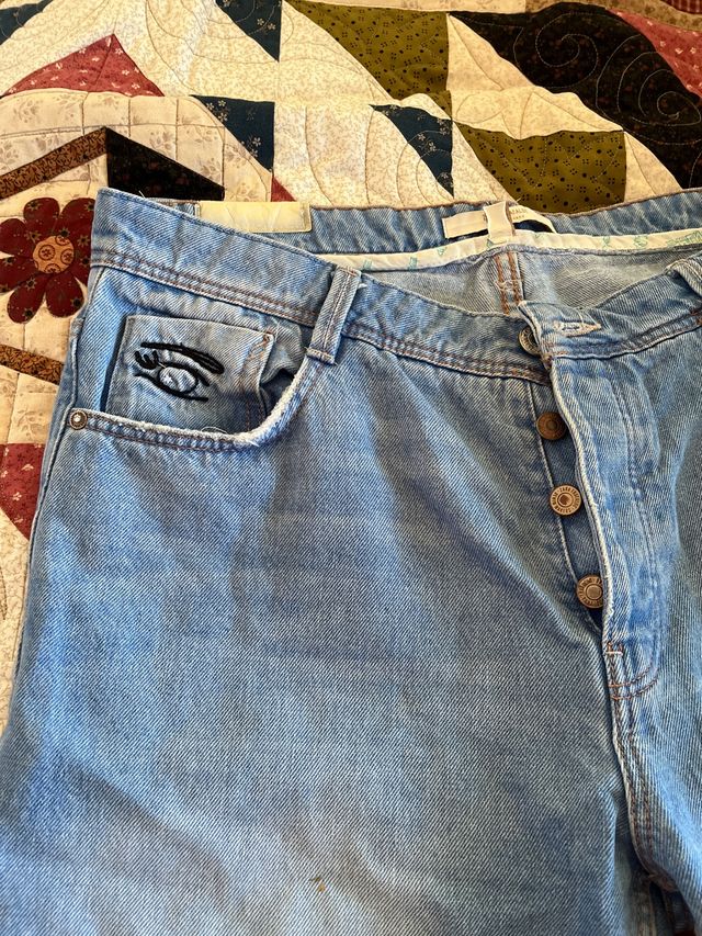 Pantalon vaquero pesquero zara