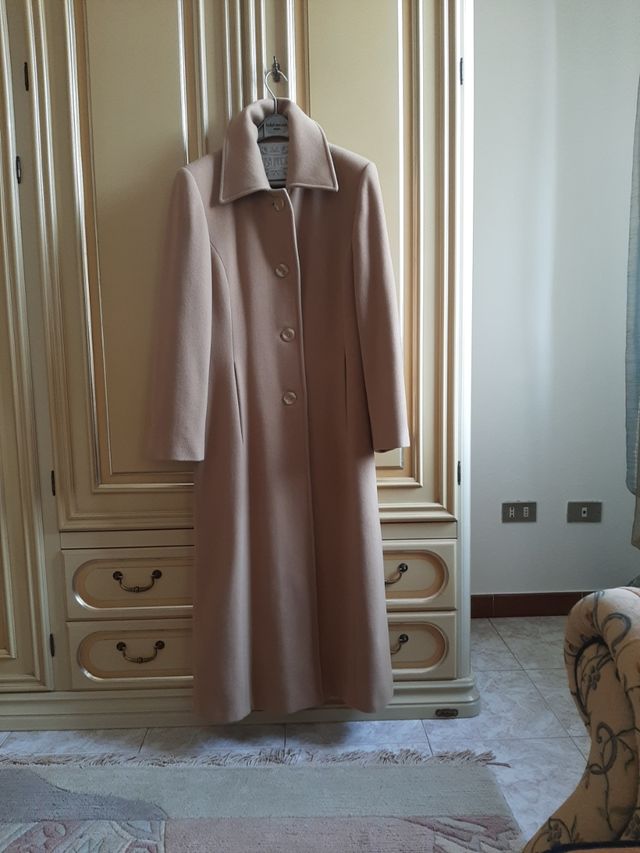 Cappotto donna color cammello