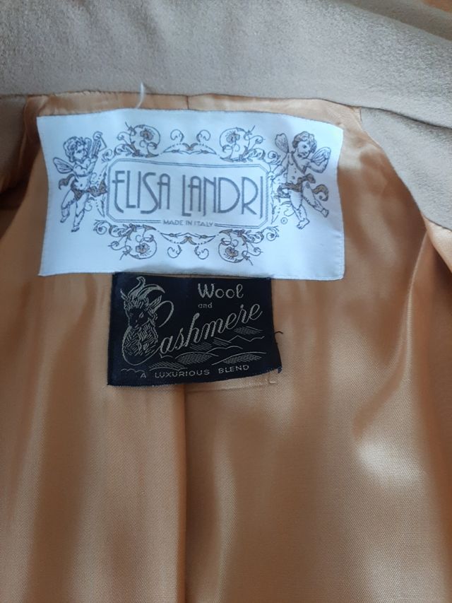 Cappotto donna color cammello