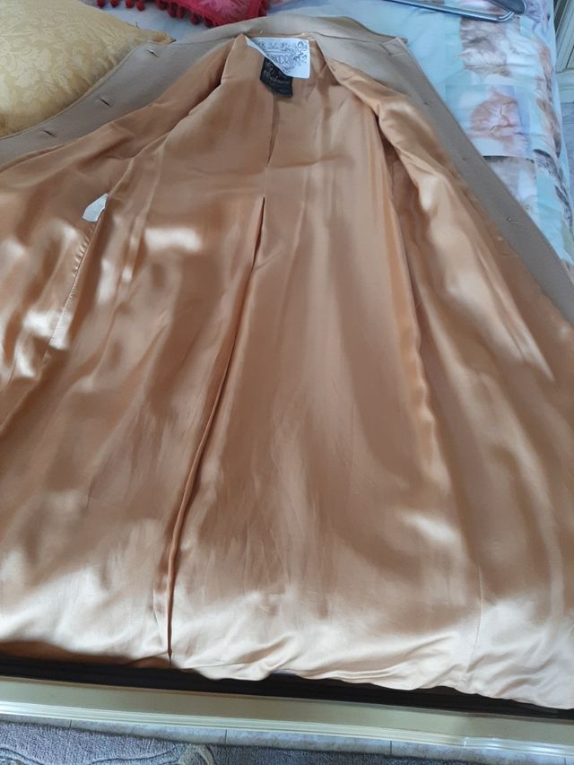 Cappotto donna color cammello