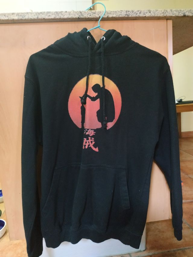 sudadera con capucha One Piece - Luffy y Shanks