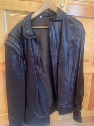 chaqueta de cuero