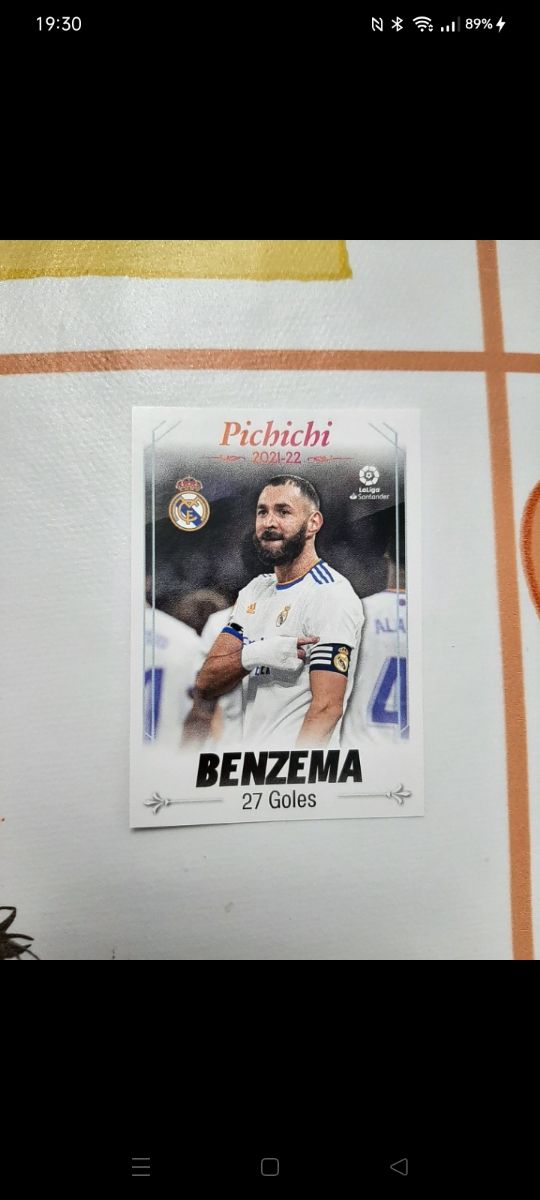 Cromo Benzema pichichi