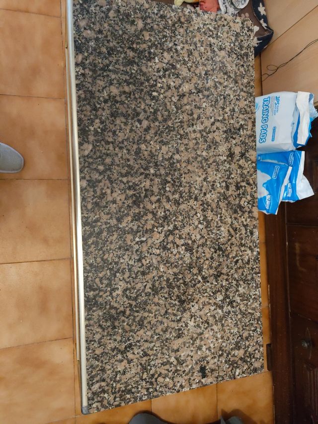 Mesa de salón de piedra de mármol