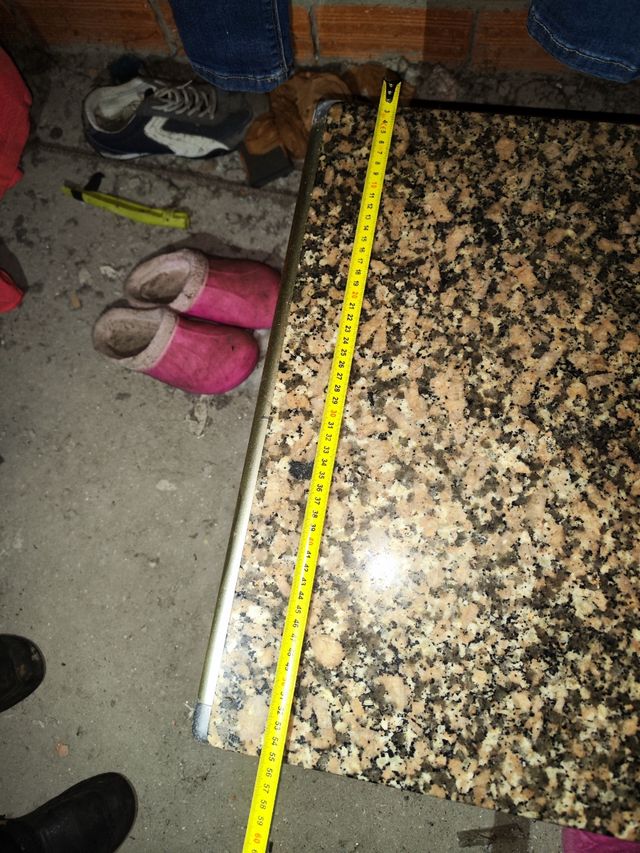 Mesa de salón de piedra de mármol