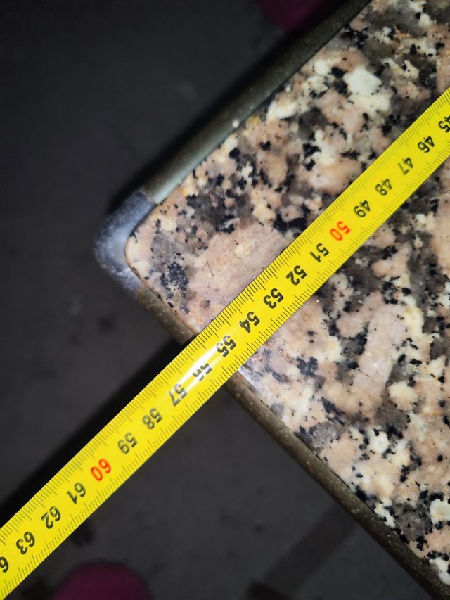 Mesa de salón de piedra de mármol