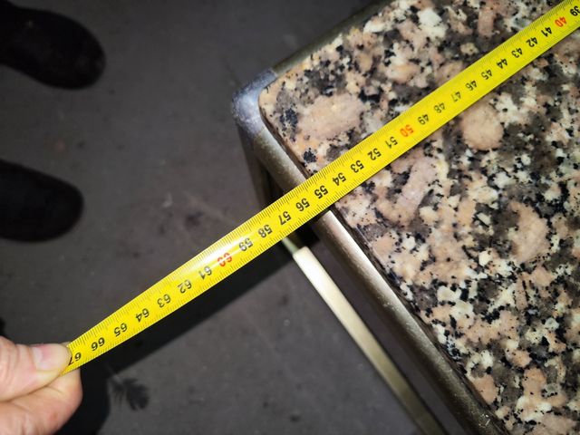 Mesa de salón de piedra de mármol