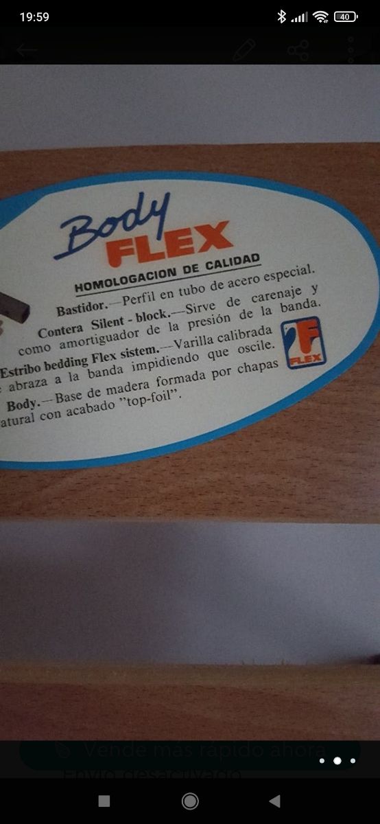 Somier y colchón cama 1,35