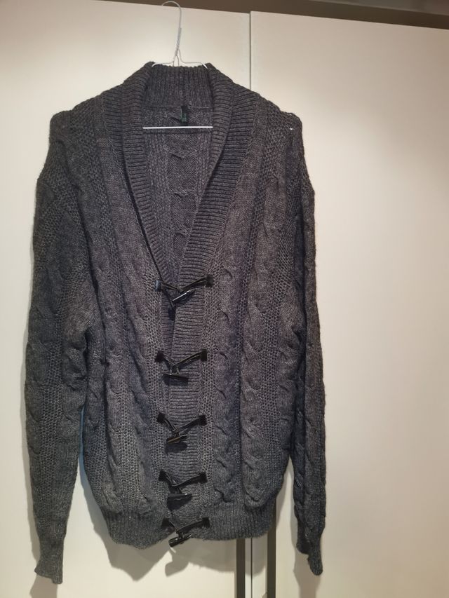 Cardigan Benetton lana e Alpaca