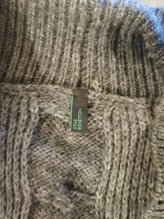 Cardigan Benetton lana e Alpaca