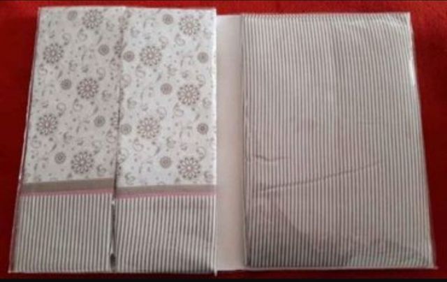 Juego de sábanas cama 150. Nuevo