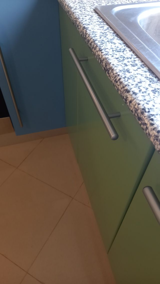 Dos tiradores cocina largos