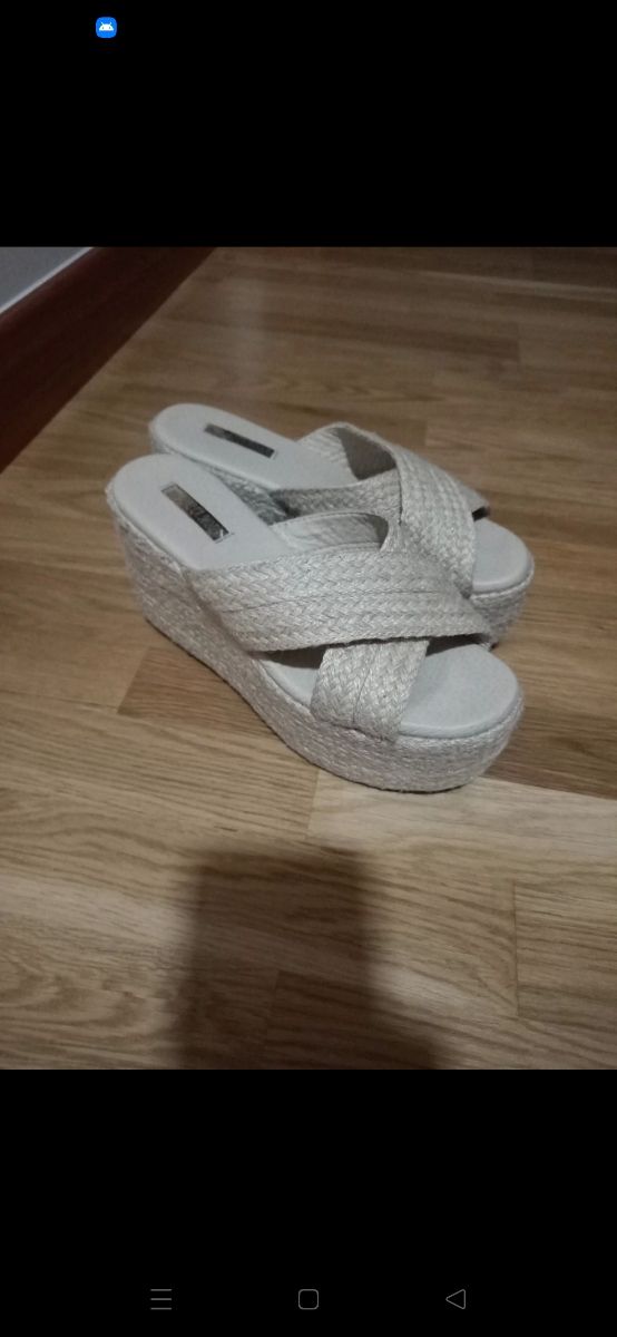 sandalias cuña
