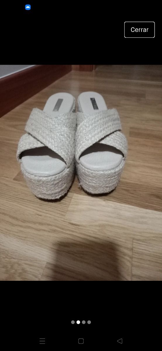 sandalias cuña
