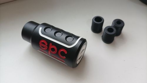 Pomo cambio de marchas Sparco.Negro,rojo y blanco.