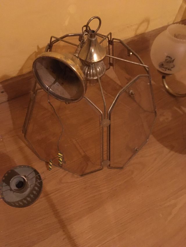 Lote de 10 lámparas vintage