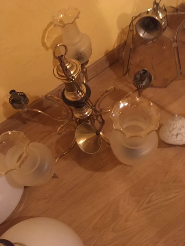 Lote de 10 lámparas vintage