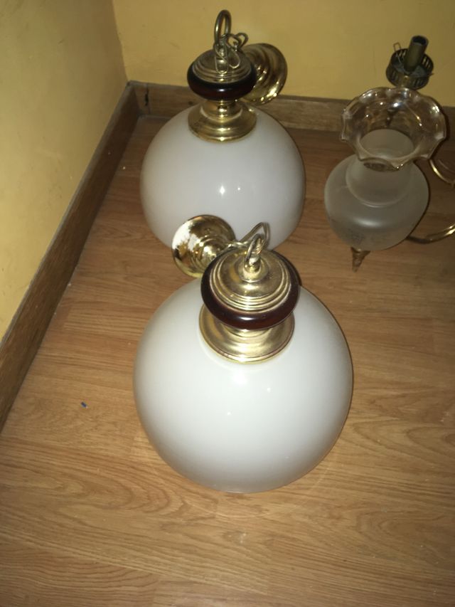 Lote de 10 lámparas vintage