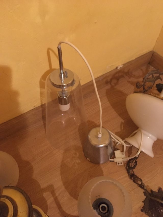 Lote de 10 lámparas vintage