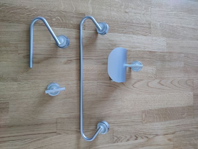 Set accesorios baño cromado