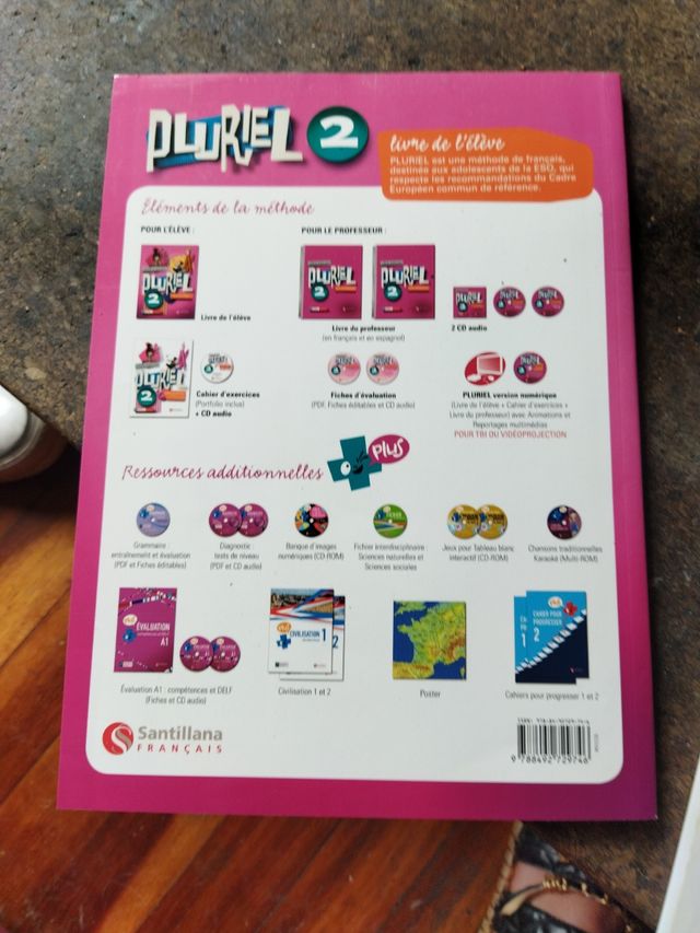 Frances A2 - Pluriel libro del alumno