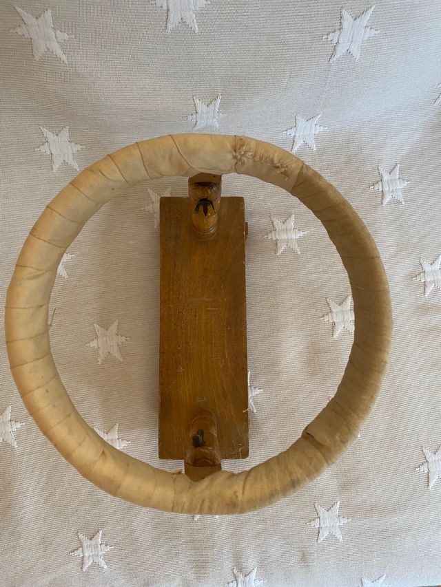 Tambor para bordar antiguo