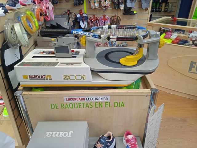 encordado de raquetas