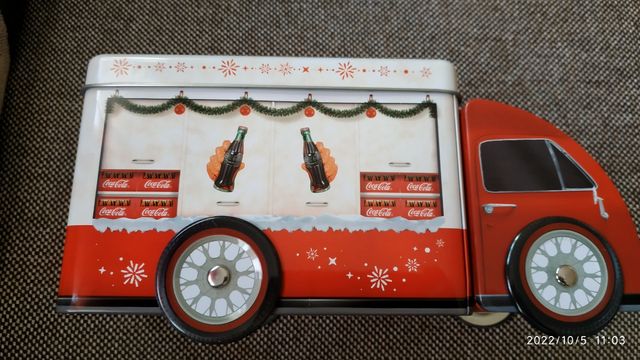 Caja Camión Coca Cola Navidad.