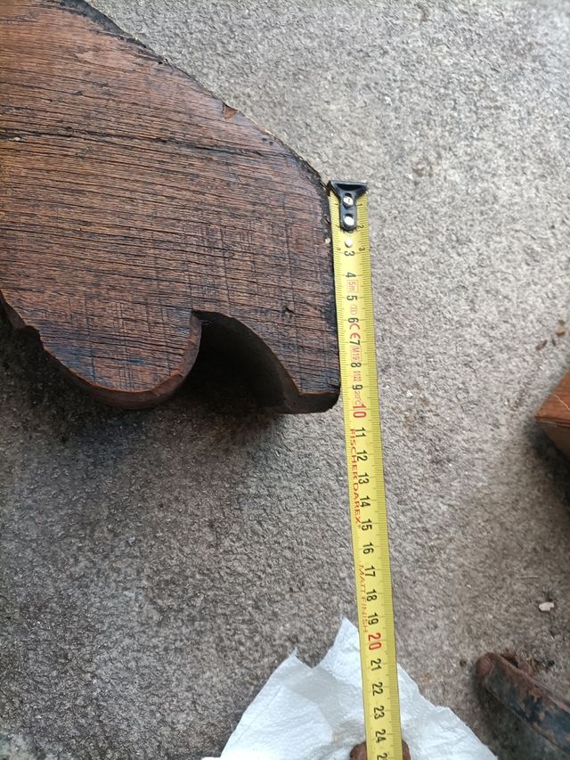 ménsulas imitación madera