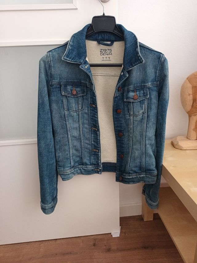 Cazadora tejana elástica