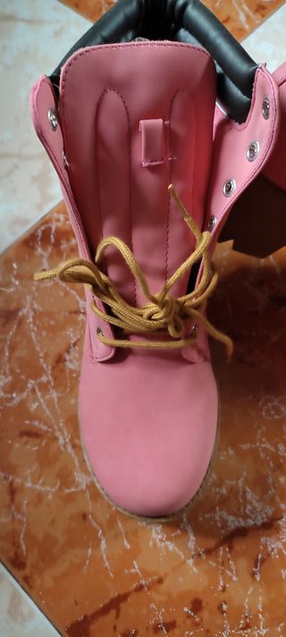 BOTINES ROSA venta en persona 
