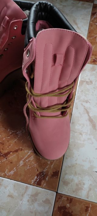 BOTINES ROSA venta en persona 