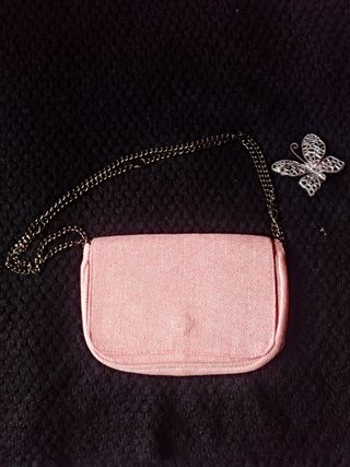Bolso rosa de fiesta