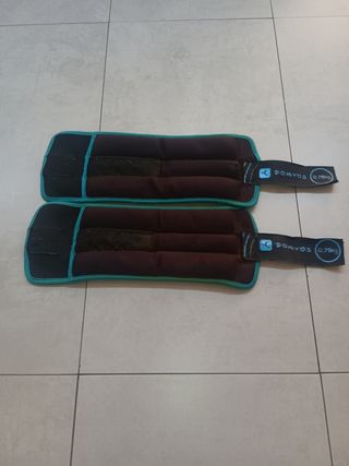 pesas lastre para tobillos,muñecas 0'75 kg bomyos