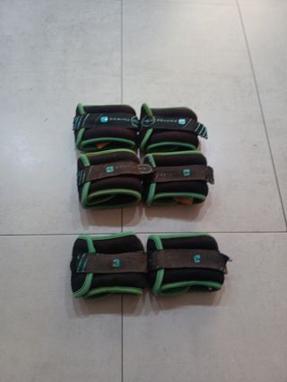 2 pares de pesas lastre domyos 0'5 kg 
