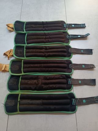 2 pares de pesas lastre domyos 0'5 kg 