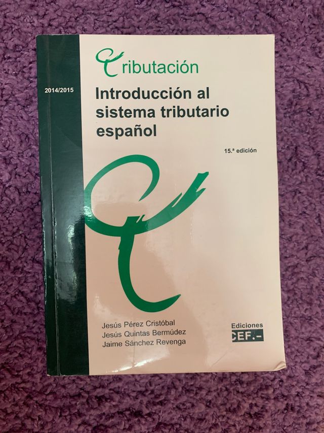 LIBRO-MANUAL SISTEMA TRIBUTARIO ESPAÑOL