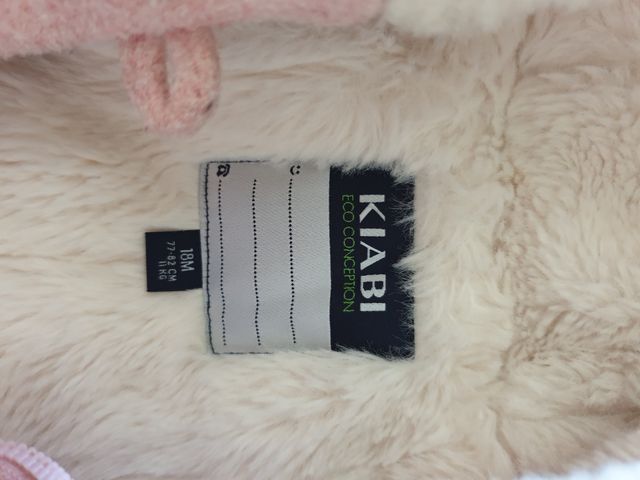 abrigo bebé borreguito