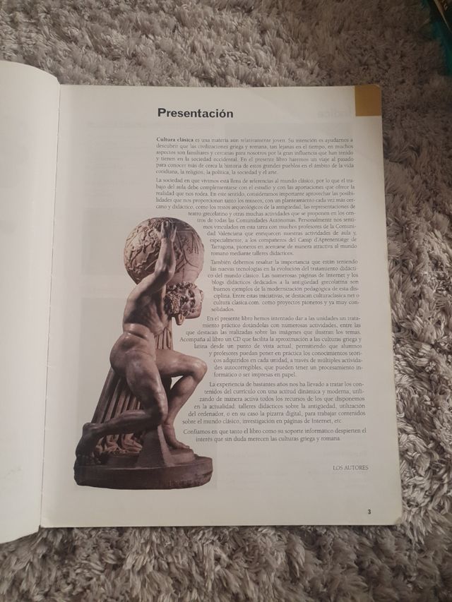 Cultura clásica 3° ESO