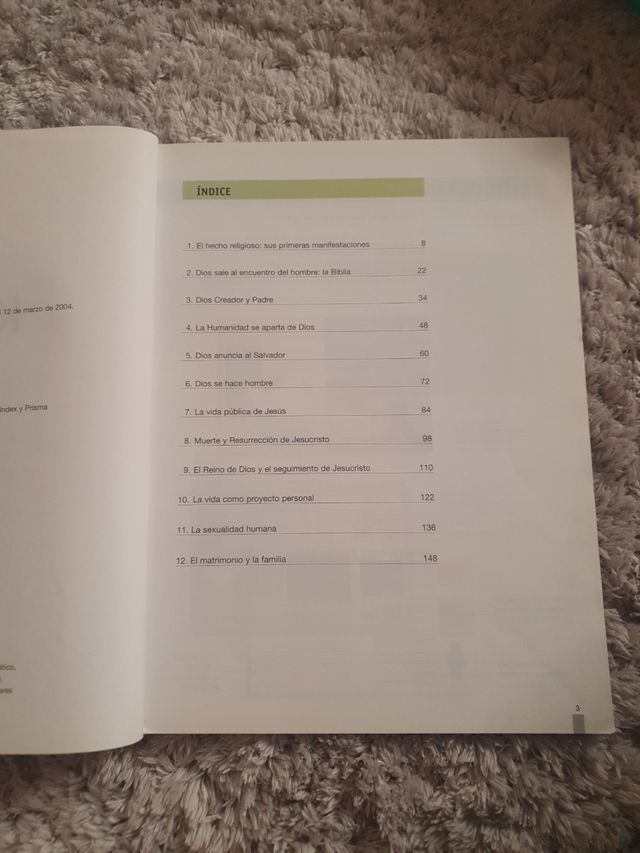 Religión católica para 1°ESO