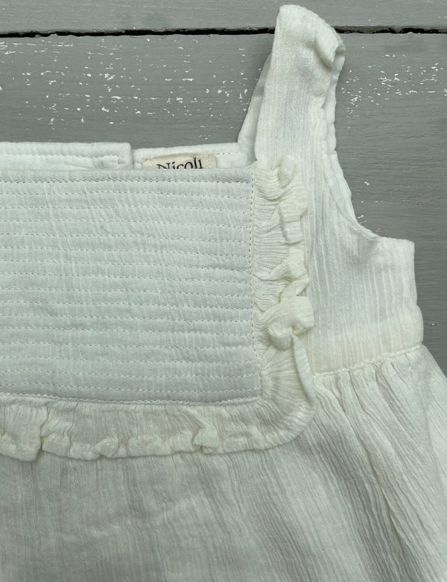 Vestido tirantes canesu guateado T1